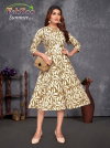 Summer Vol 1 By Fabzoo Designer Frock Style Party wear Kurtis Wholesale Price In Surat